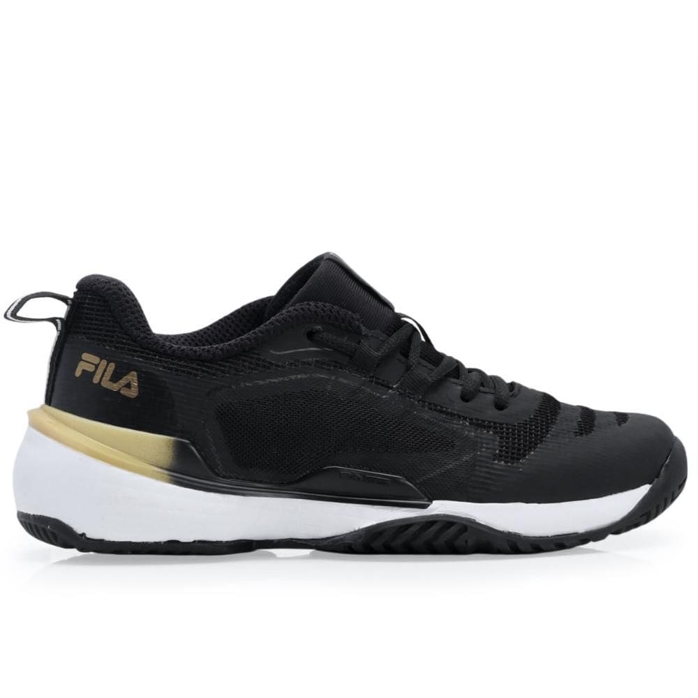Tênis Fila Winner - All Court - Preto Dourado e Cinza