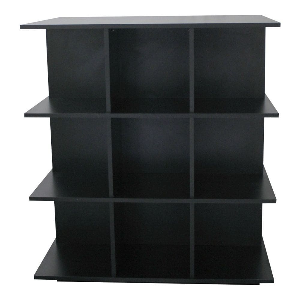 Balcão Central Com Nichos Para Loja Comércio Modular - Preto - Cód 206
