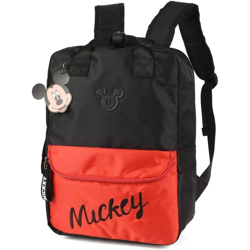 Bolsa Mochila Mickey Preta Luxcel