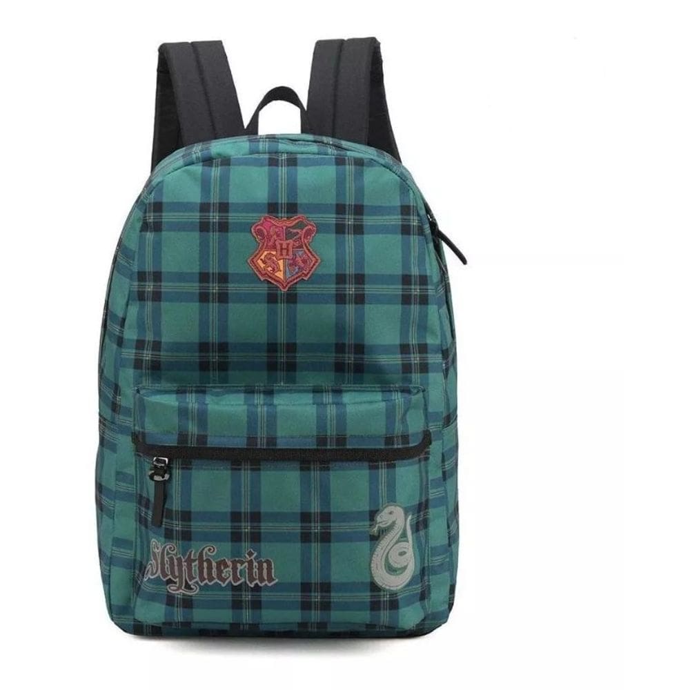 Mochila Costas Harry Potter Xadrez Verde Luxcel