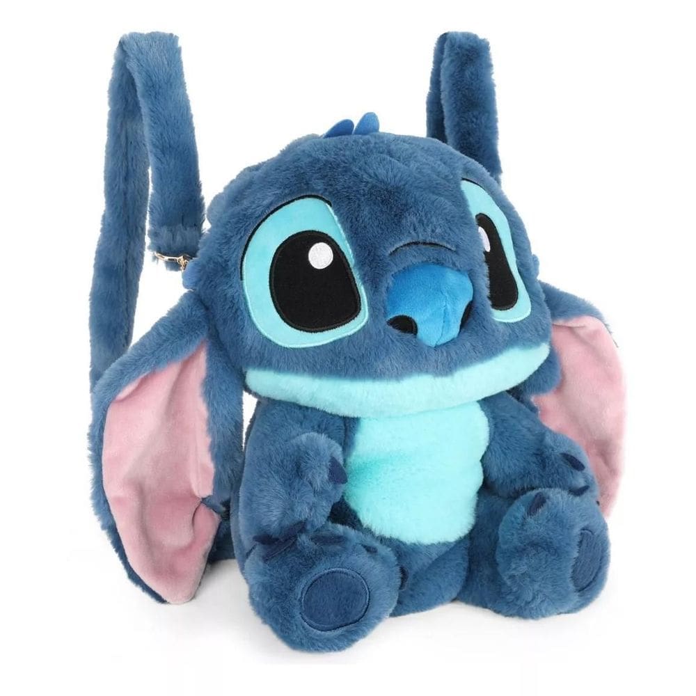 Mochila Pelúcia Stitch 32 Cm Lilo & Stitch Disney Passeio
