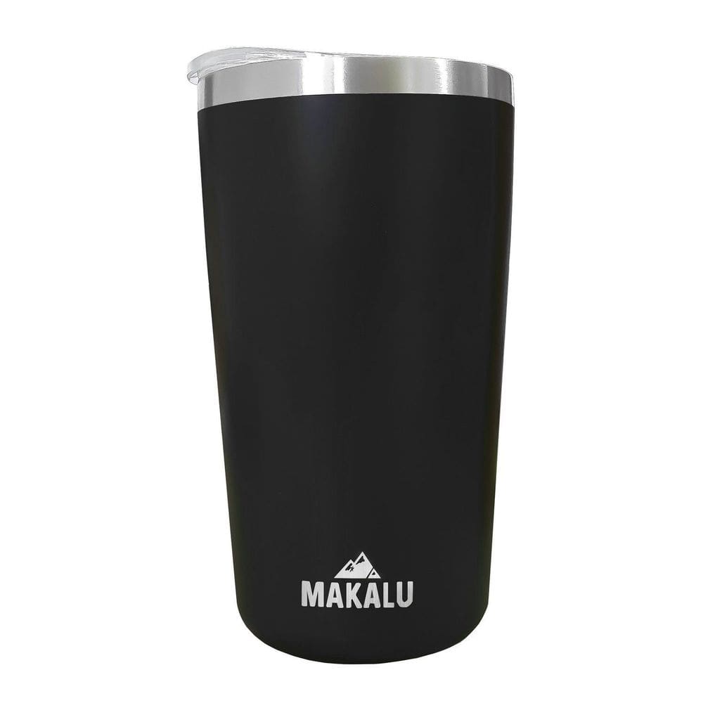Copo Térmico Aço Inox 420ML Preto p/ Água Cerveja Café - Quente e Frio - Unica Unico