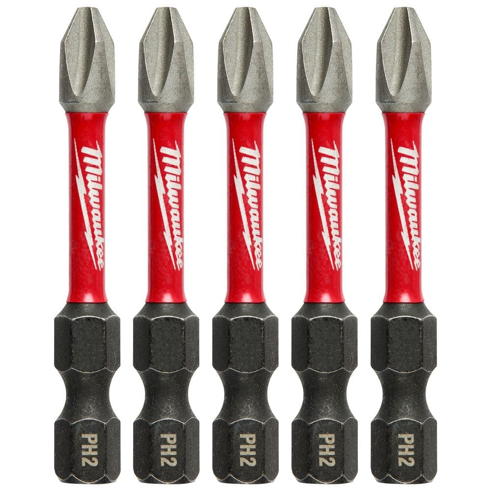Jogo De Chaves Bit Philips Ph2 X 50Mm Com 05 Peças 48-32-4602 Milwaukee - Unica Unico