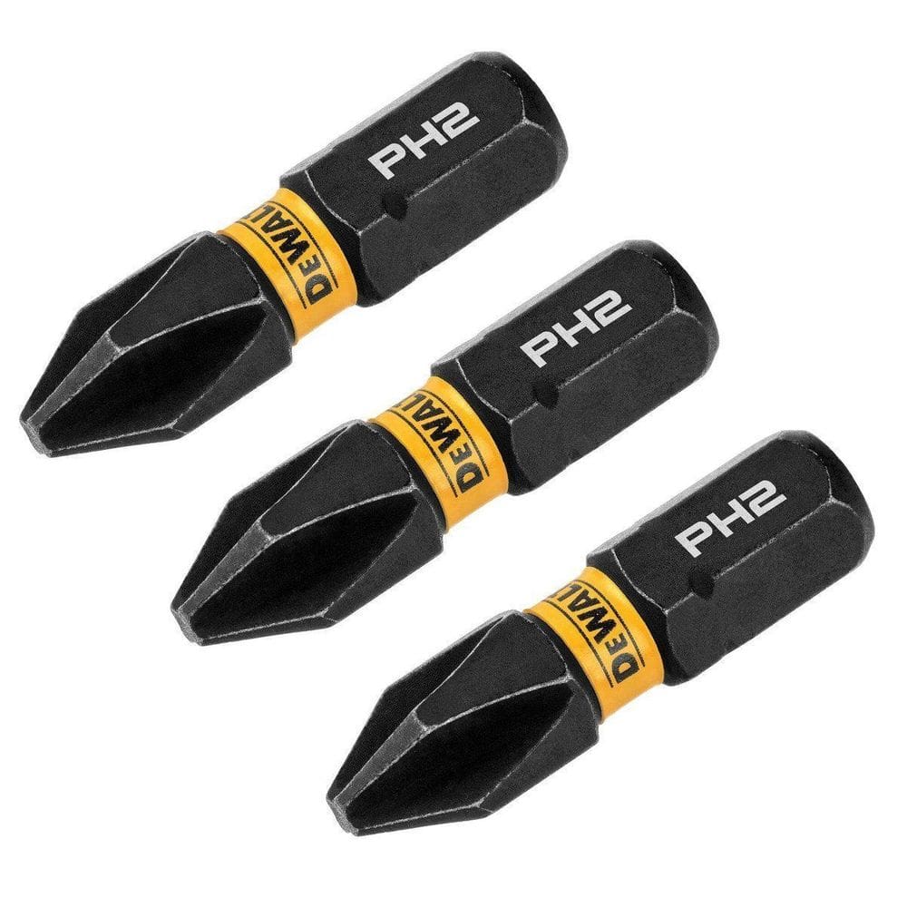 Ponta Phillips #2 FlexTorq 1" 3 Peças DWAF1PH2IR3 DeWalt - Unica Unico