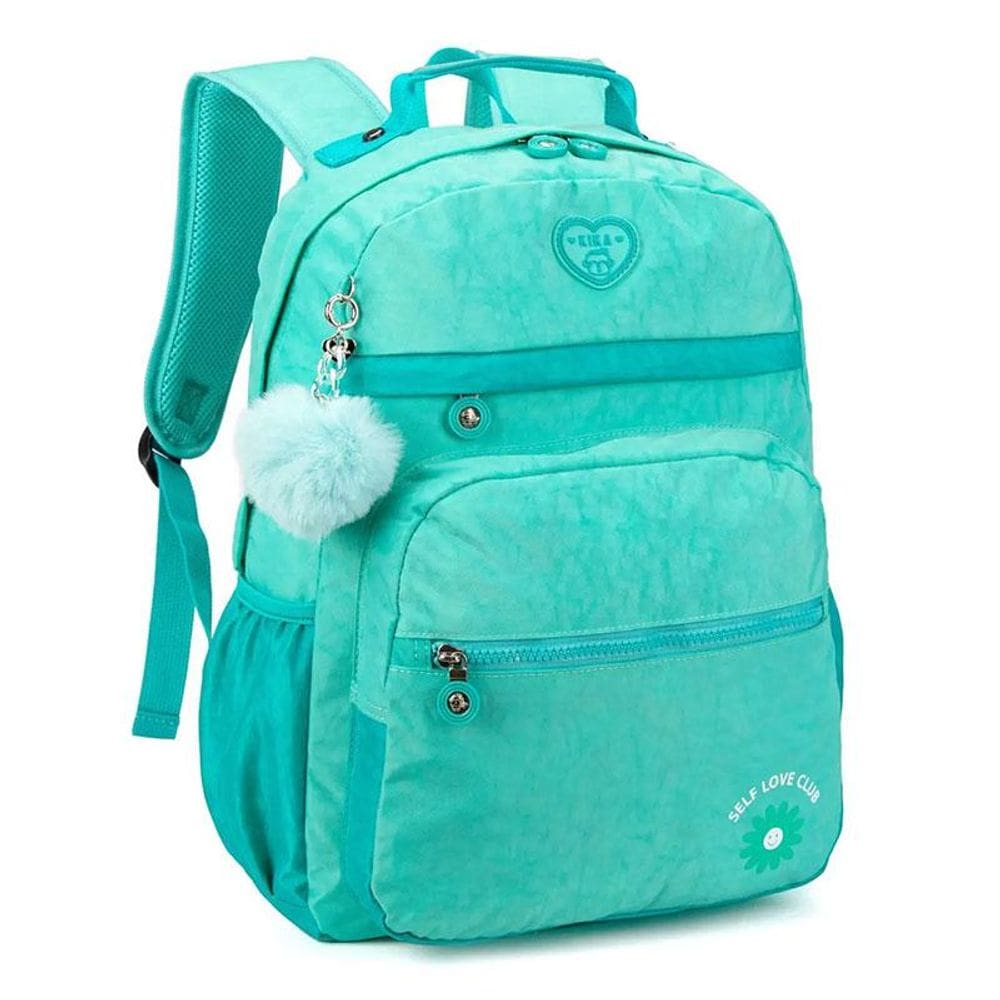 Mochila Escolar Infantil KK24M14 Verde - Kika