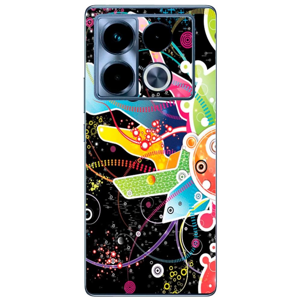 Capa Adesivo Skin058 Verso Para Infinix Note 40 Pro 4G X6850