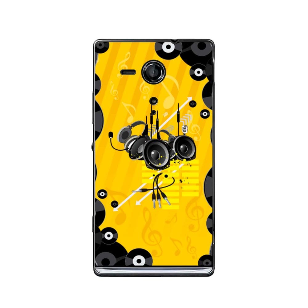 Capa Adesivo Skin354 Verso Para Sony Xperia SP