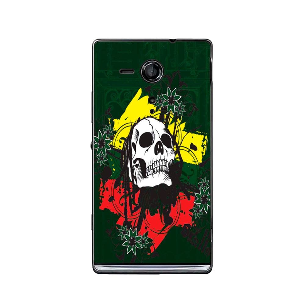 Capa Adesivo Skin024 Verso Para Sony Xperia SP