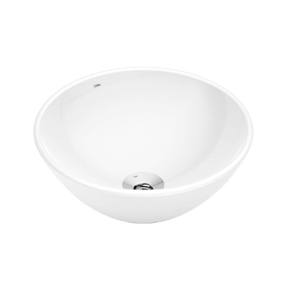 Cuba de Apoio Celite 350mm sem Mesa Basic R1 Branco