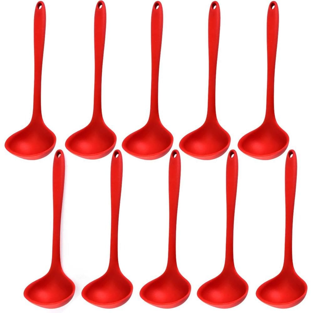 Concha De Silicone Vermelha Grande Kit 10 Un