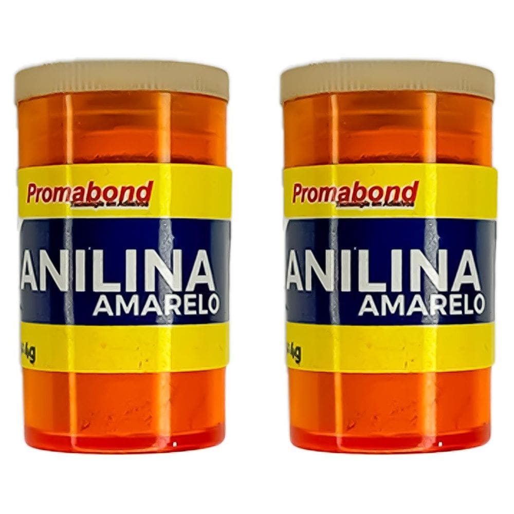 Kit 2 Anilina A Álcool Permabond Cor Do Produto:Amarelo