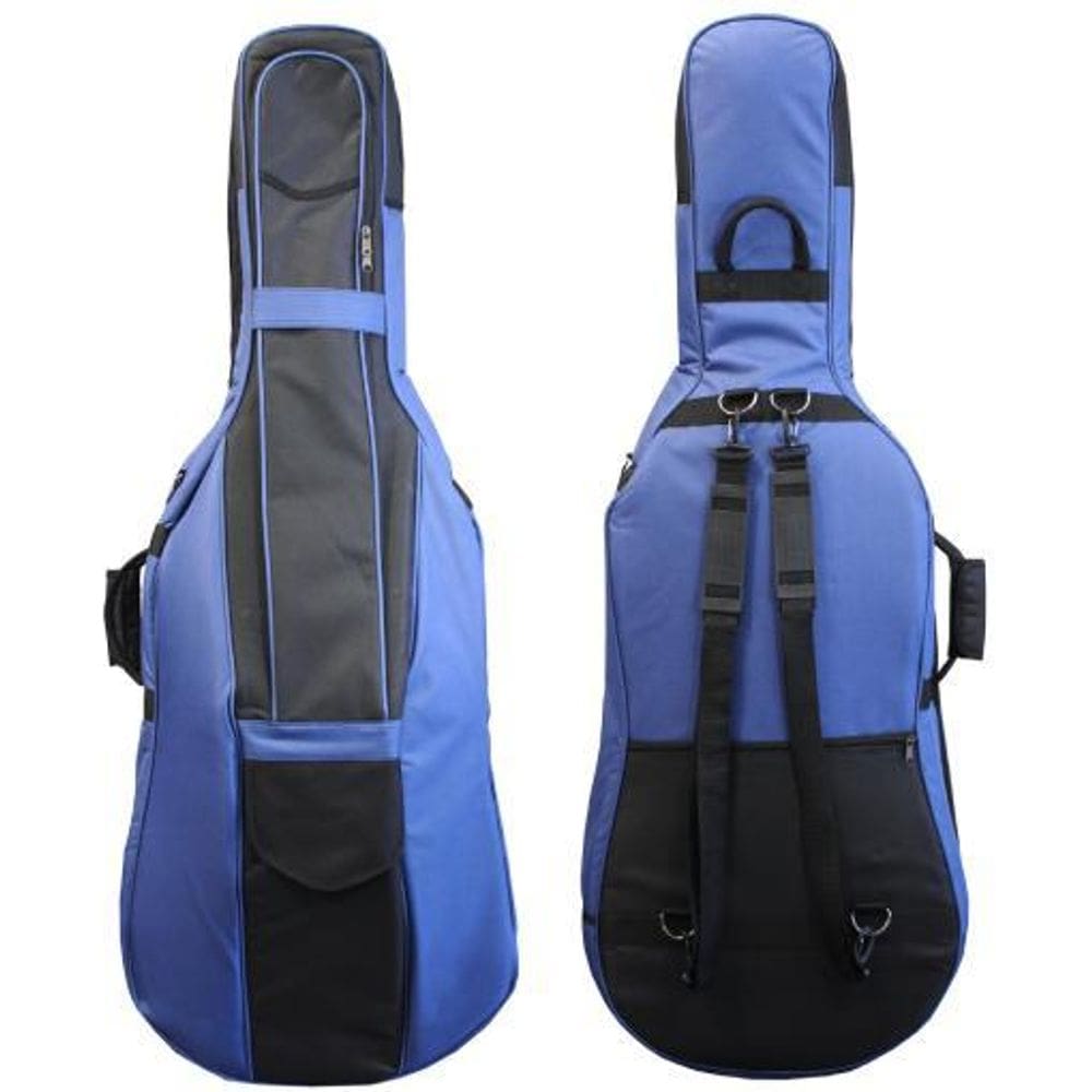 Bag Capa Orquezz Violoncelo Cello Azul Extra Luxo 4/4