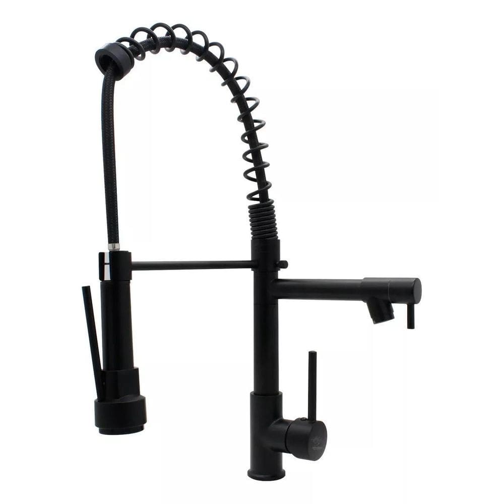 Torneira Gourmet Monocomando De Cozinha Bancada Black Preta