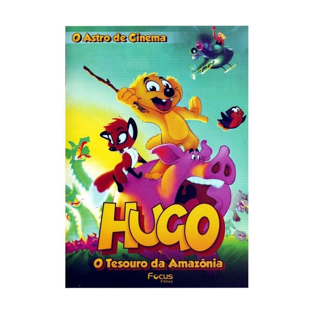 Hugo - O Tesouro Da Amazônia - Dvd - Jungledyret Hugo 2006