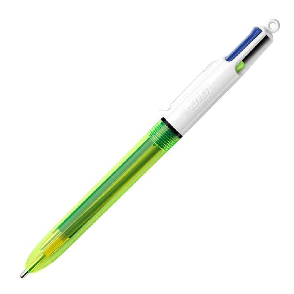 Caneta Esferográfica 4 Cores Fluo 01 Unidade Bic