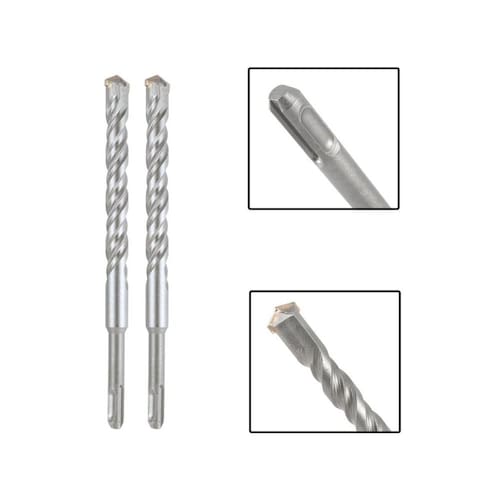 imagem-2 Brocas Sds Plus 18X400 Mm Aço Carbono Tungstênio Martelete
