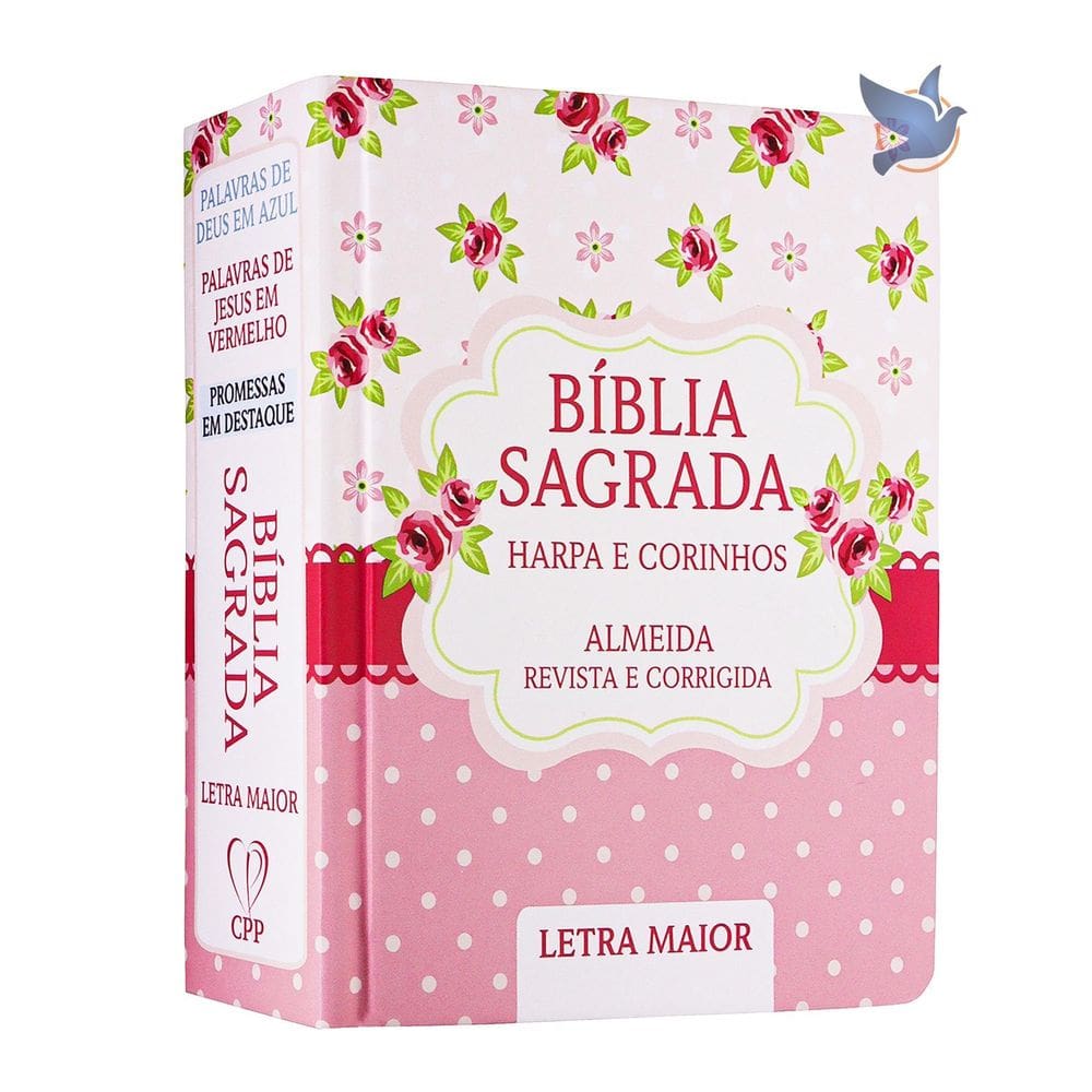 Bíblia Sagrada Pequena Arc Com Harpa Capa Dura Scrap Book