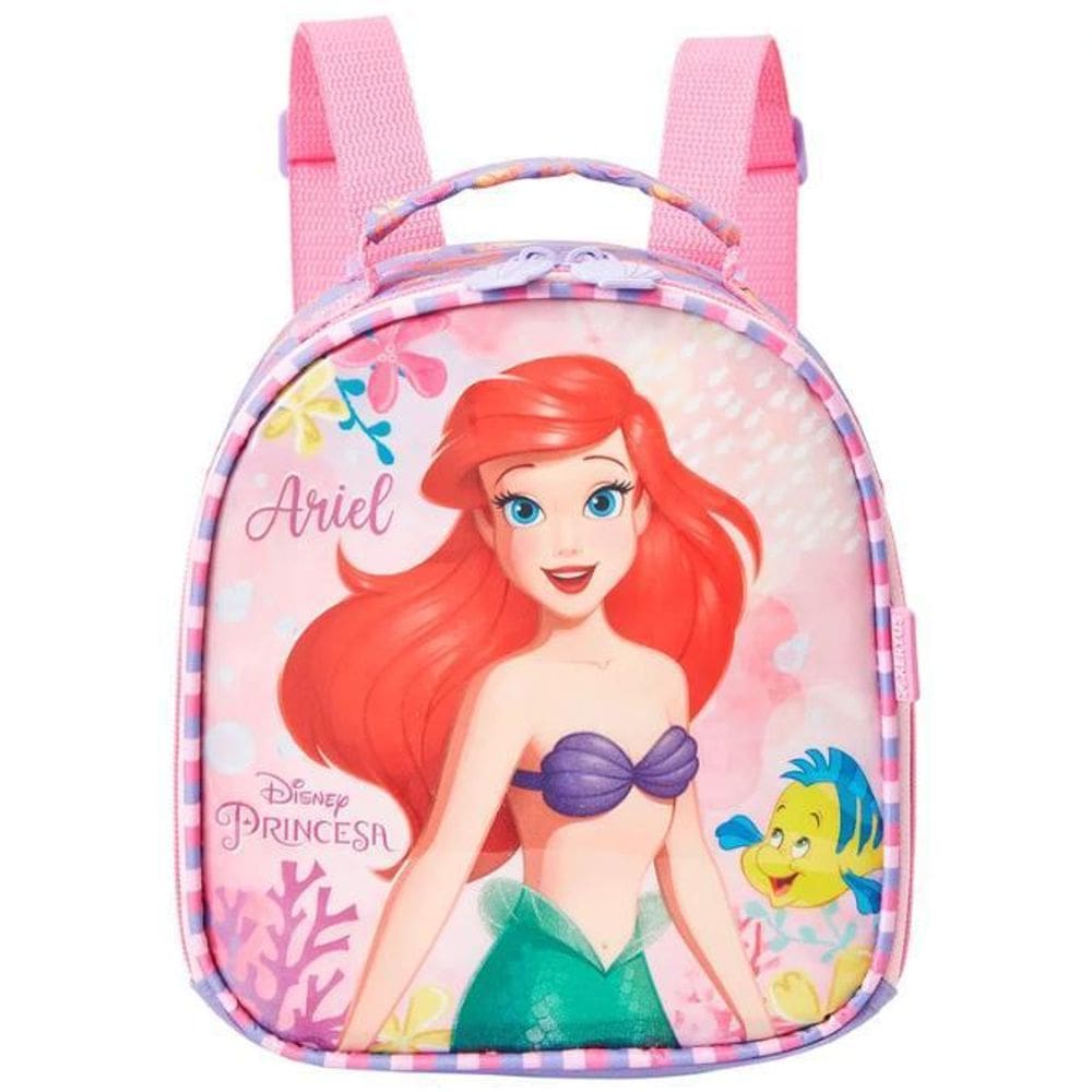 Lancheira Térmica Princesa Ariel Infantil Merendeira Escolar