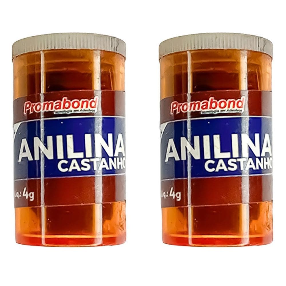 Kit 2 Anilina A Álcool Permabond Cor Do Produto:Castanho