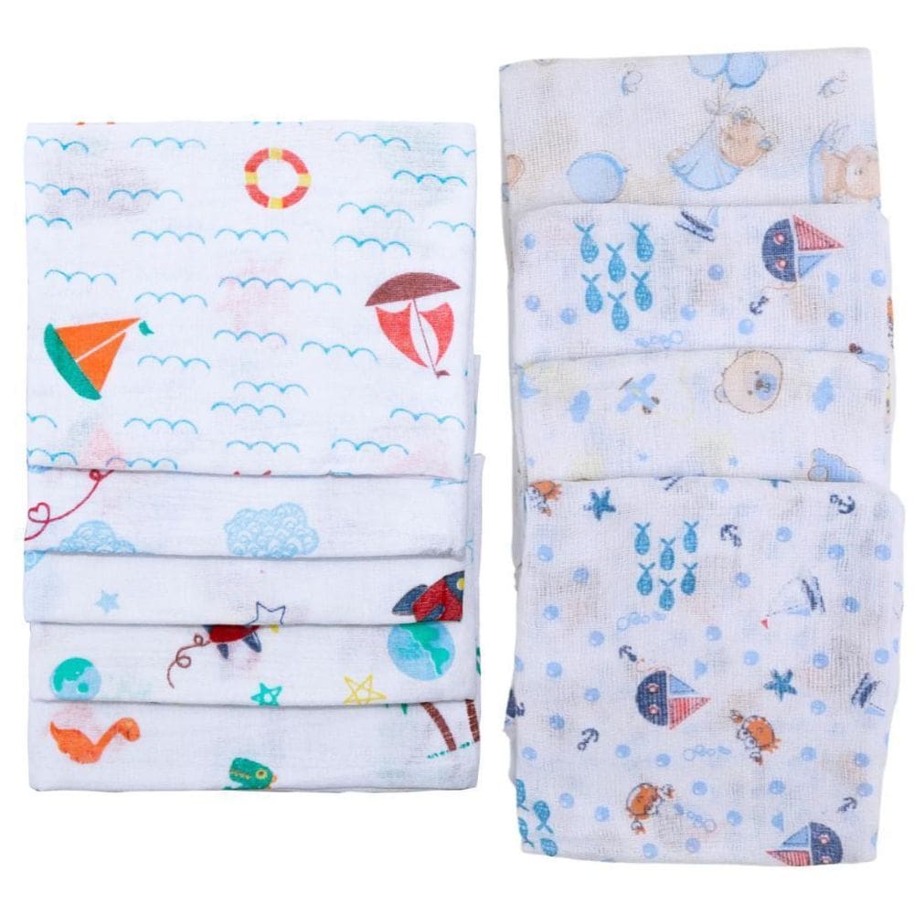 20 Pano De Boca Fraldinha Estampada 35X35 Comum Masculino