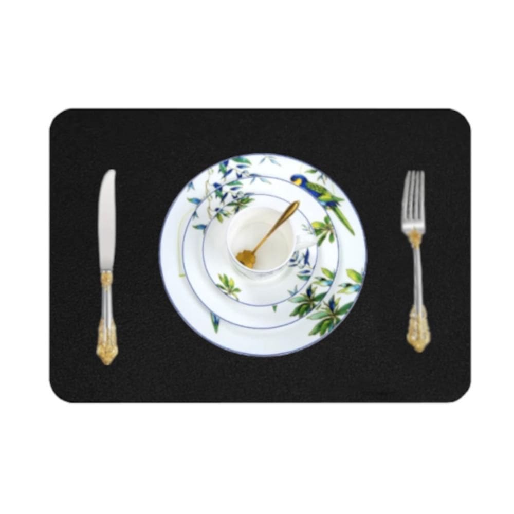 Jogo Americano Sousplat Retangular 50 Pçs Limpa Facil Couro