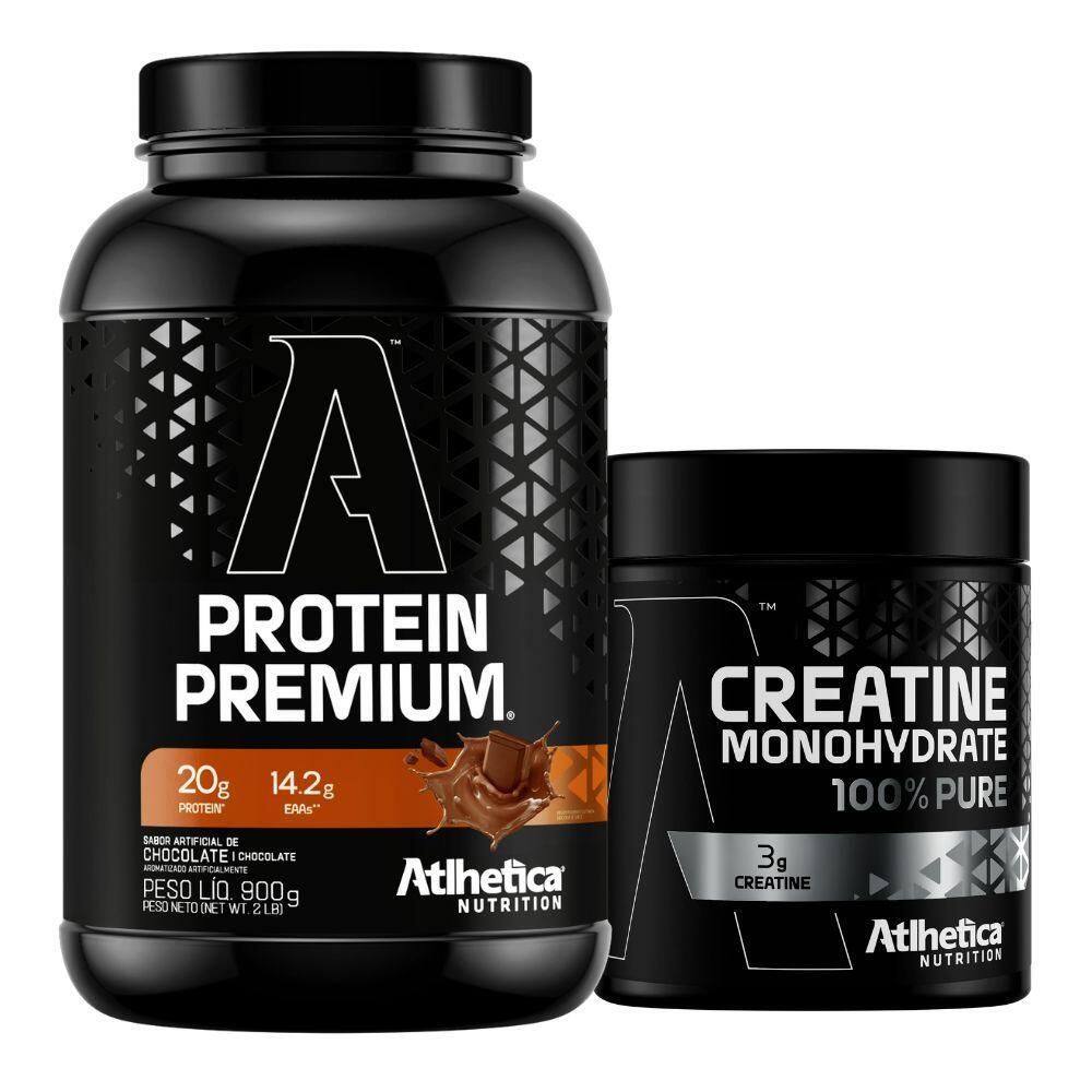 Proteina Premium Isolado Chocolate 900G Creatina - Atlhetica