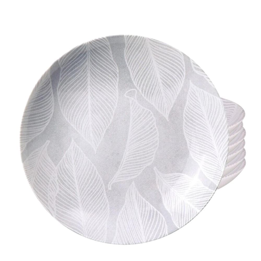 Jogo Kit 6 Pratos Fundo 21Cm Porcelana Tramontina Arbo Sopa