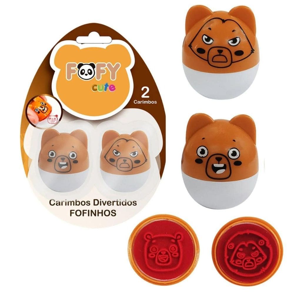 Carimbos Divertidos Fofinhos - Ff3001 - Fofy