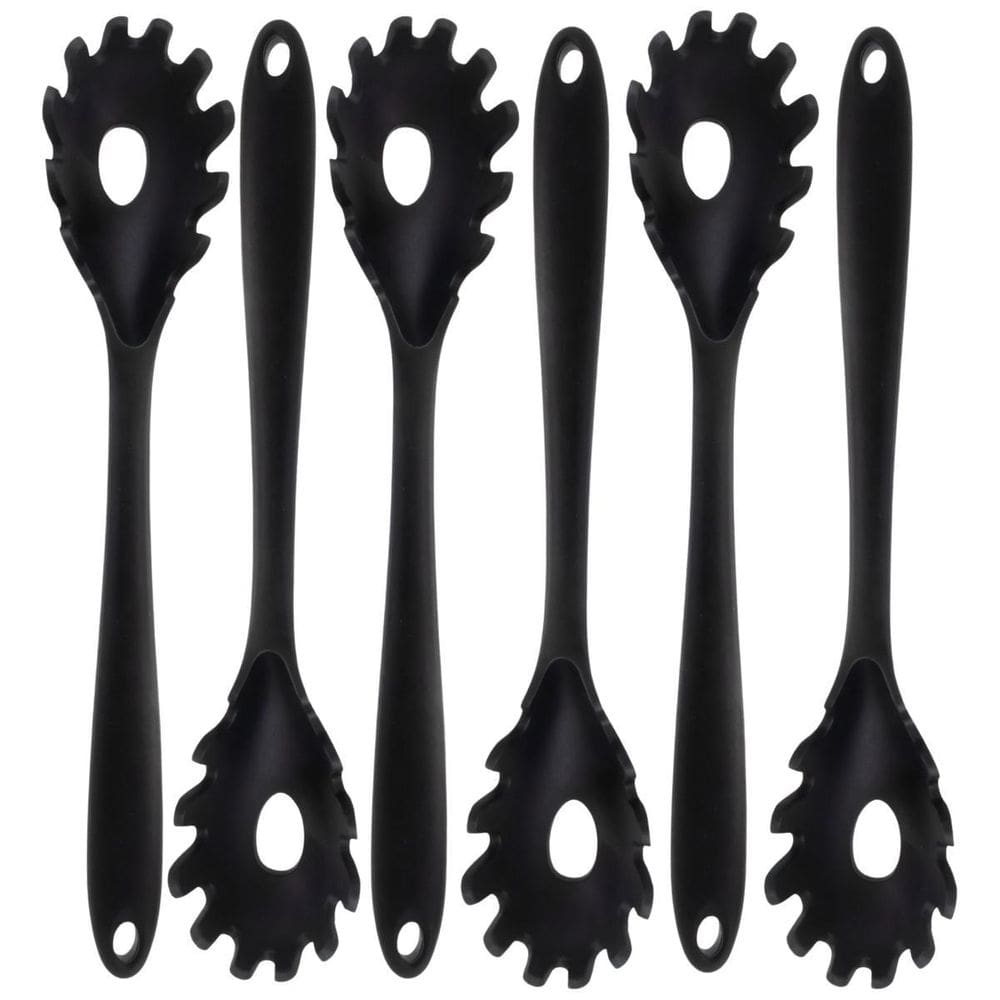 Pegador De Massa Silicone Preto Grande Kit 06 Un