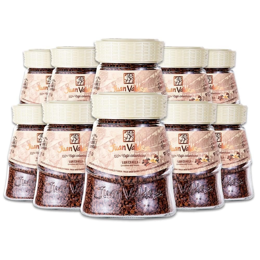 Café Solúvel Vanicanela Juan Valdez Kit 10 Vidros De 95G
