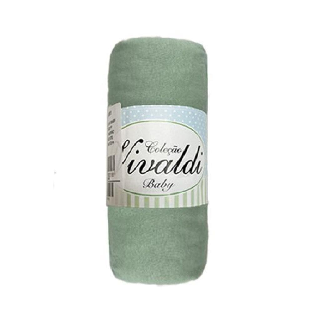 Lençol Berço Padrão Americano De Malha 100% Algodão Verde