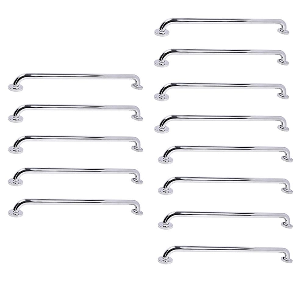 Barra de Apoio 70cm Inox Kit 13 Unidades Cadeirante Deficiente Idoso Gestante Deficiente Banheiro Box Casa Resistente Proteçao Suporte Anti Queda