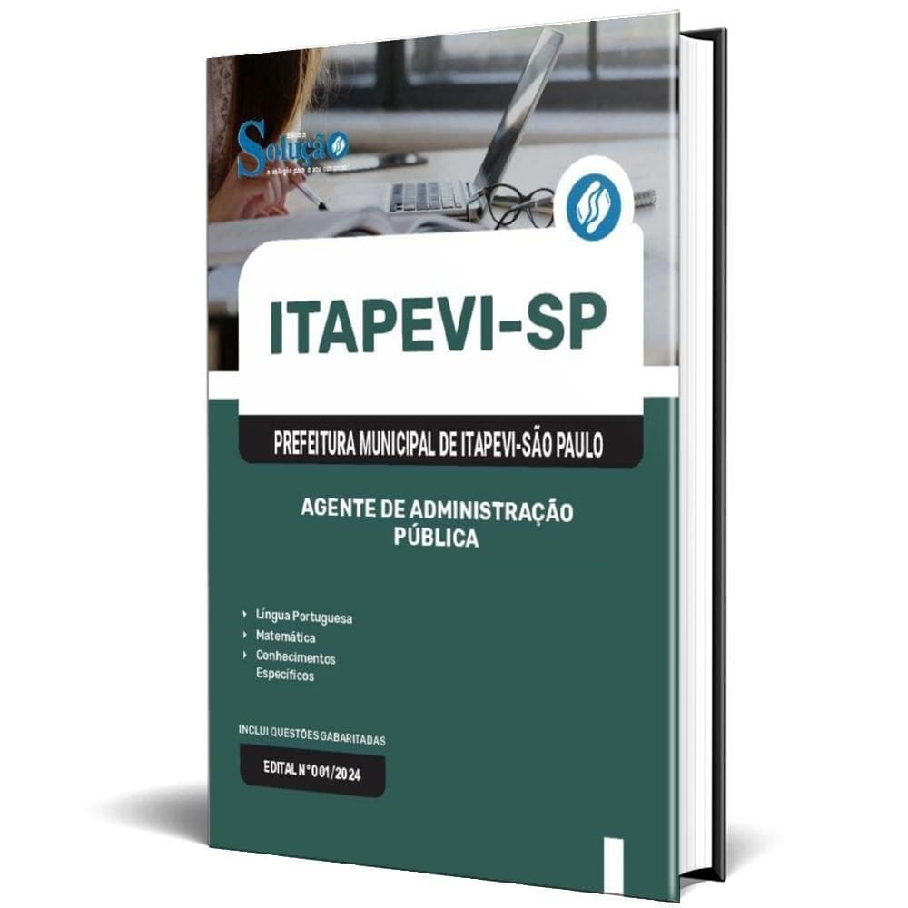 Apostila Prefeitura Itapevi Sp 2025 Agente Administração