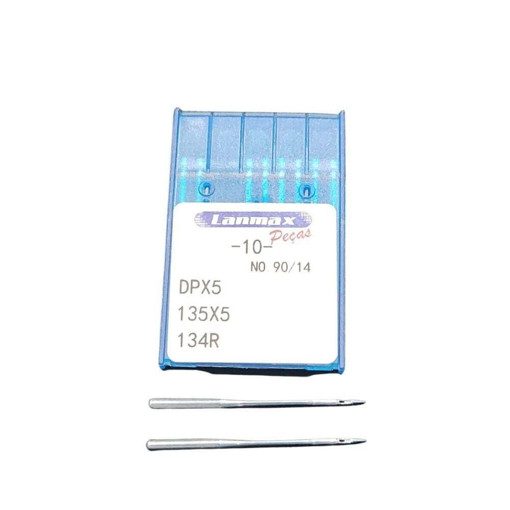 Agulha Cabo Grosso Dpx5 Para Maquina De Costura Reta Industrial Numero 14