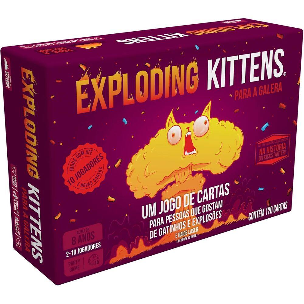 Exploding Kittens Para a Galera - Galápagos