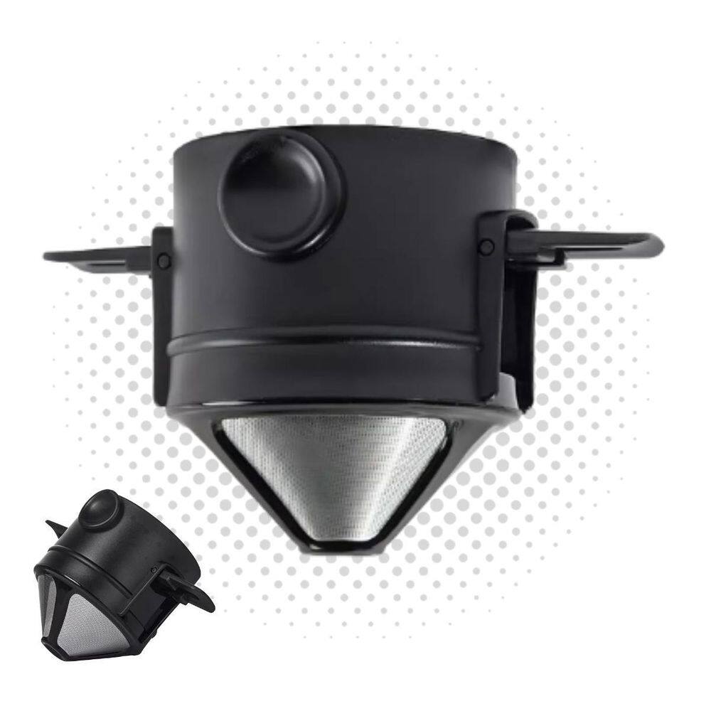 Coador Reutilizável Portátil, Filtro De Café Em Inox