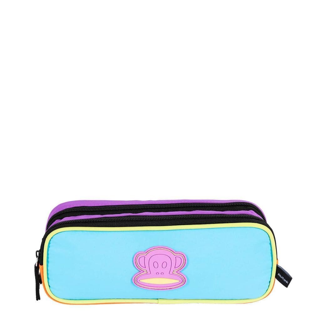 Estojo 2 Comp Paul Frank Authentic Orange Mix Laranja Unico