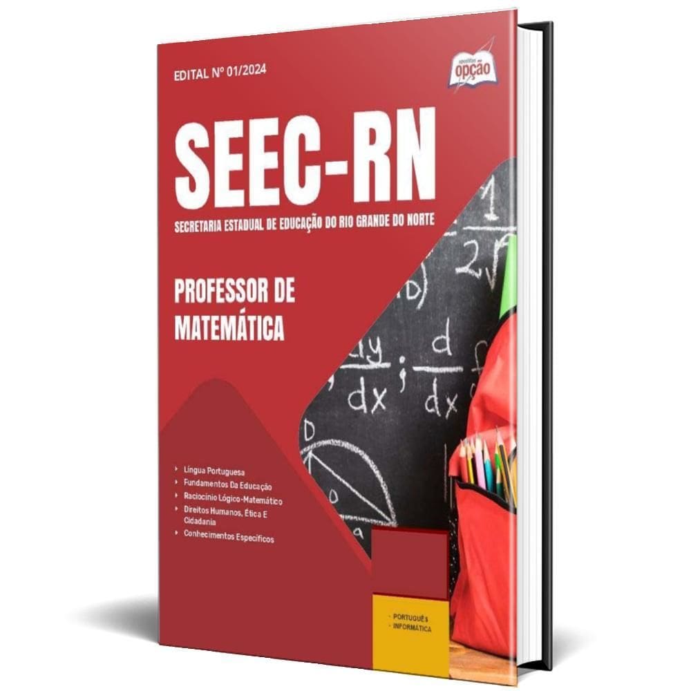 Apostila Seec Rn 2025 - Professor De Matemática