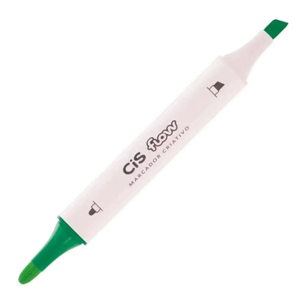 Marcador Criativo Cis Flow Verde Esmeralda Cis