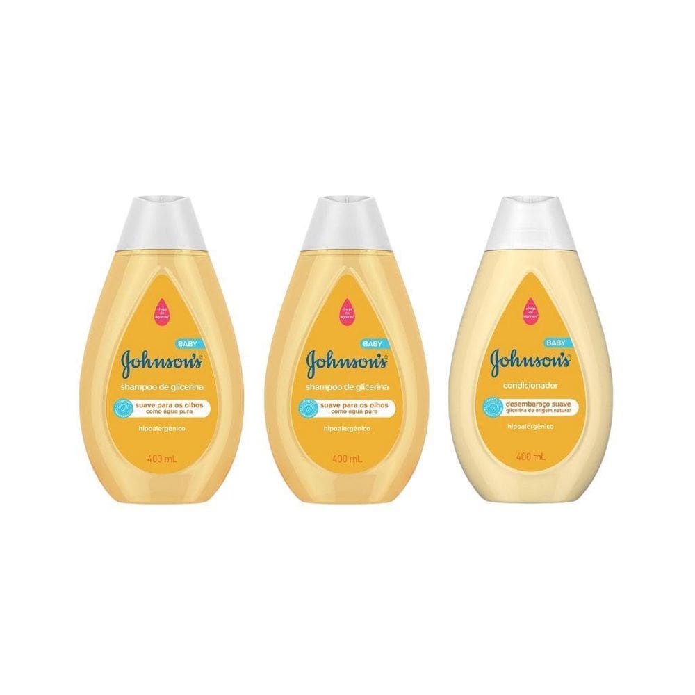Kit Johnson 2 Shampoo 400Ml + 1 Cond 400Ml Tradicional