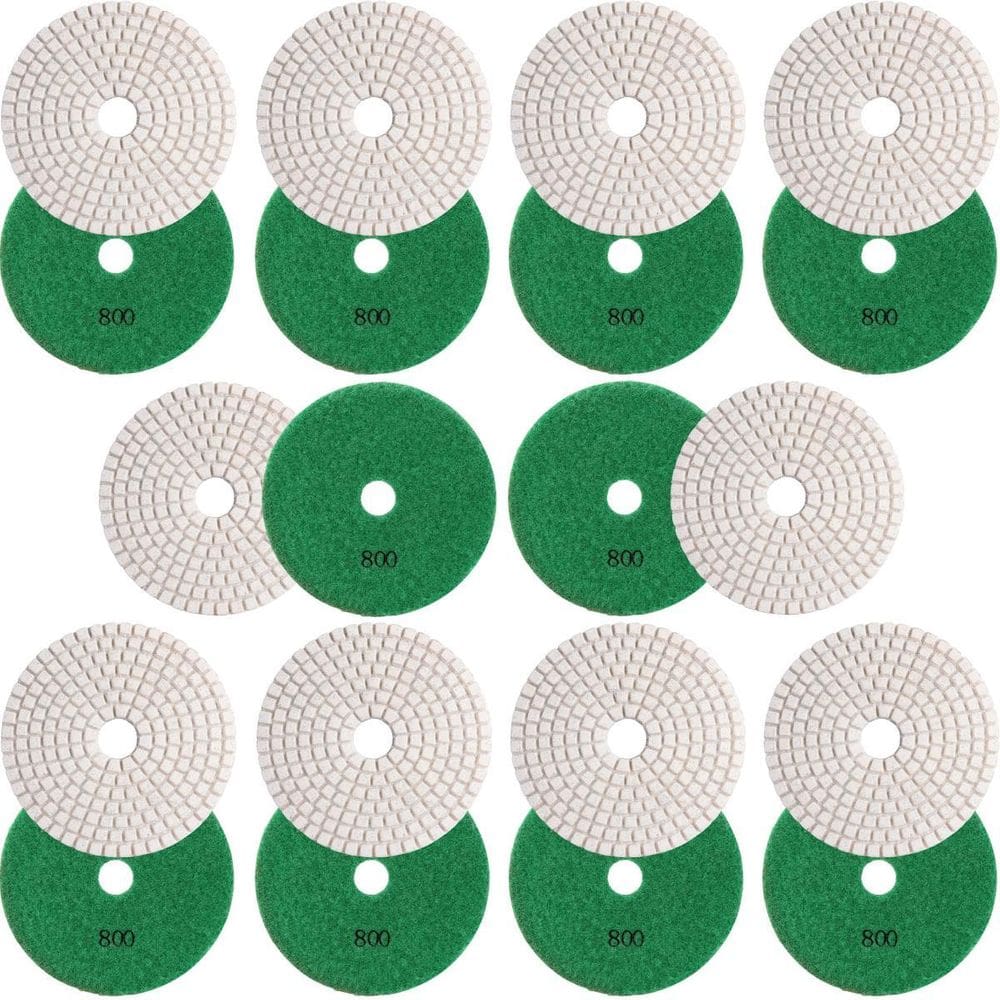 10 X Lixas Discos Grão Liso 4 Pol.100Mm Diamantada Granito