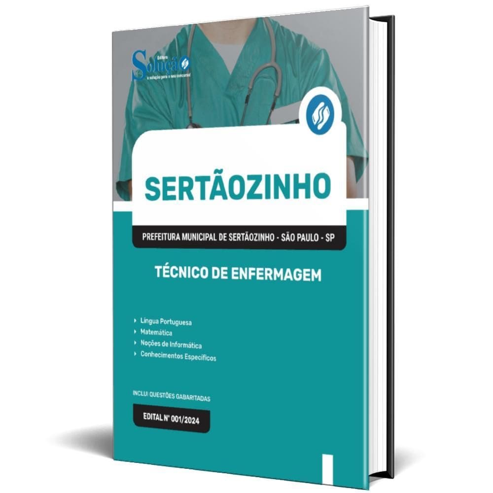 Apostila Prefeitura Sertãozinho Sp Sertãozinho Saúde 2025