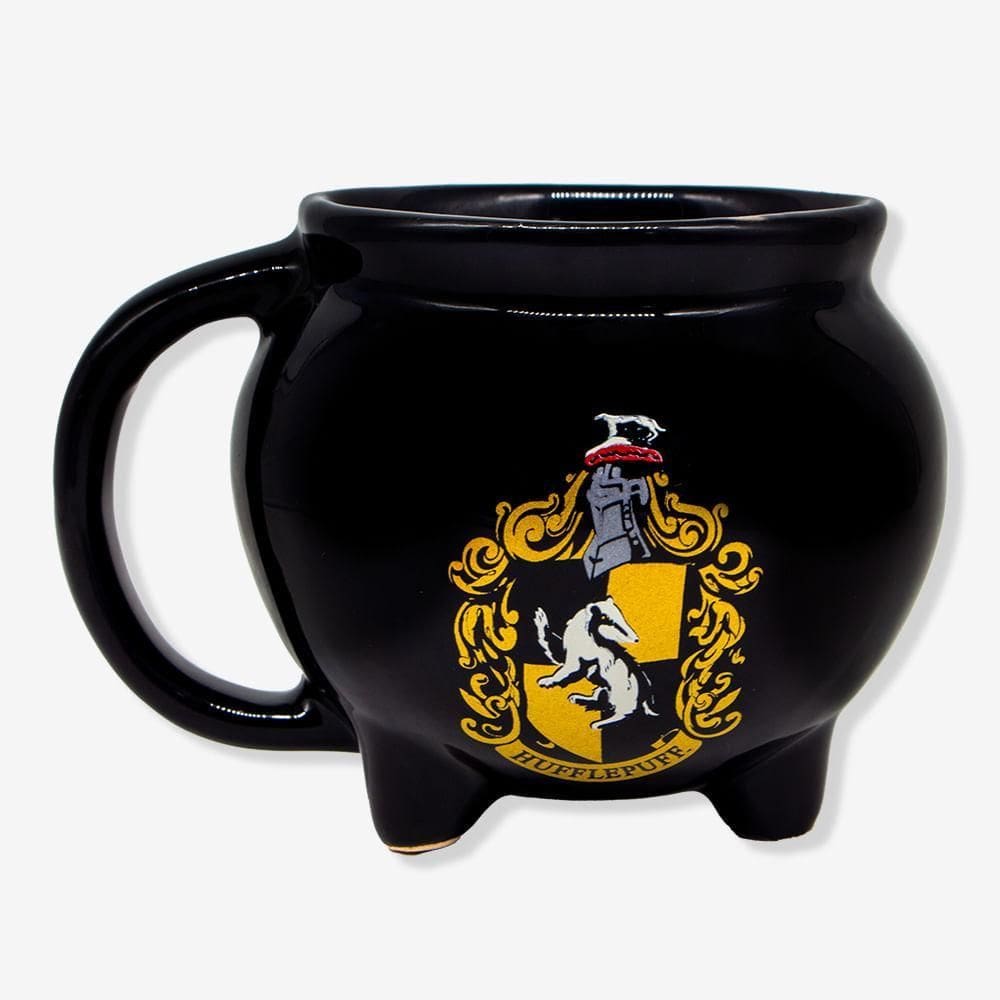 Caneca 3D Caldeirão Lufa Lufa - Harry Potter