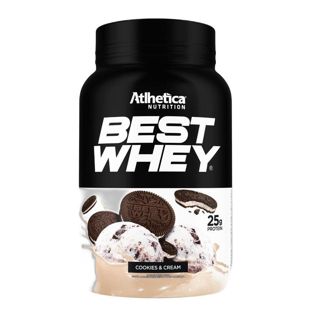 Best Whey Isolado Hidro 25G Proteina Cookies 900G Atlhetica