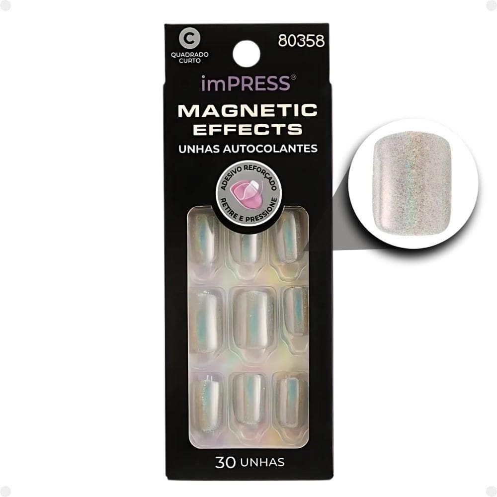 Unha Autocolante Kiss Ny imPress Magnetic Effects The Good Days IMME303B
