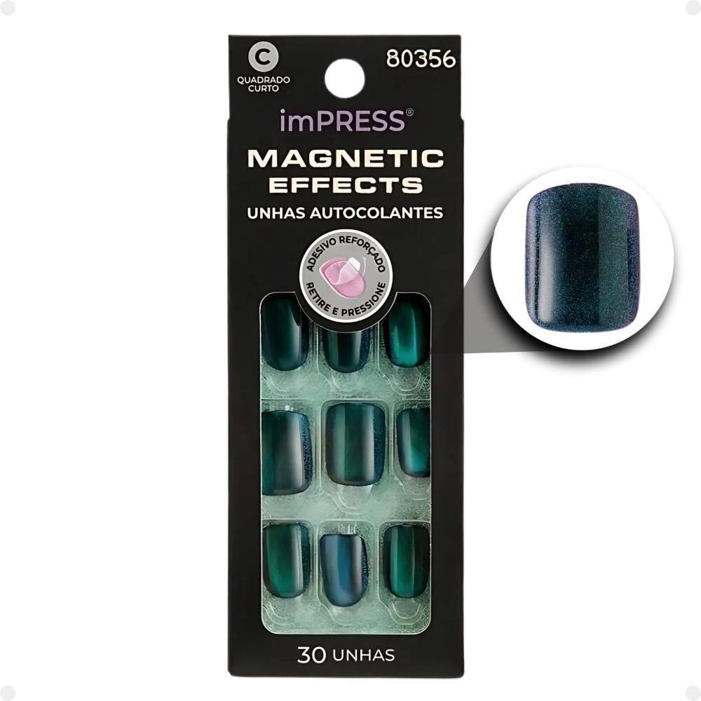 Unha Autocolante Kiss Ny imPress Magnetic Effects Better Things IMME301B