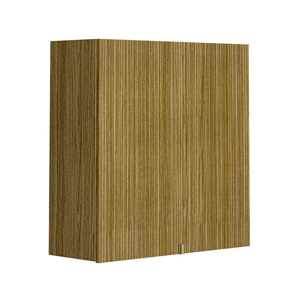 Armário de Cozinha Aéreo 80cm 2 Portas Minsk K02 Freijó - Mpozenato