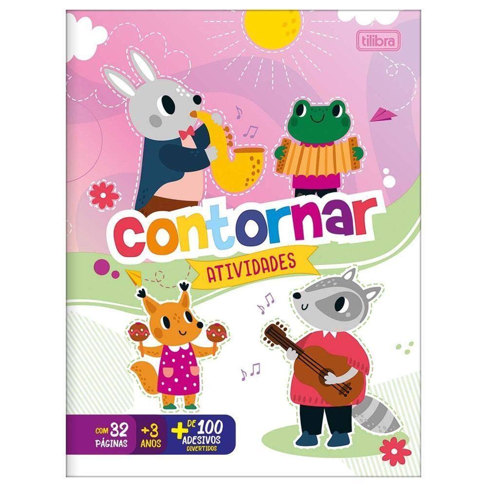 Cartilha De Atividades Contornar 16 Folhas Tilibra