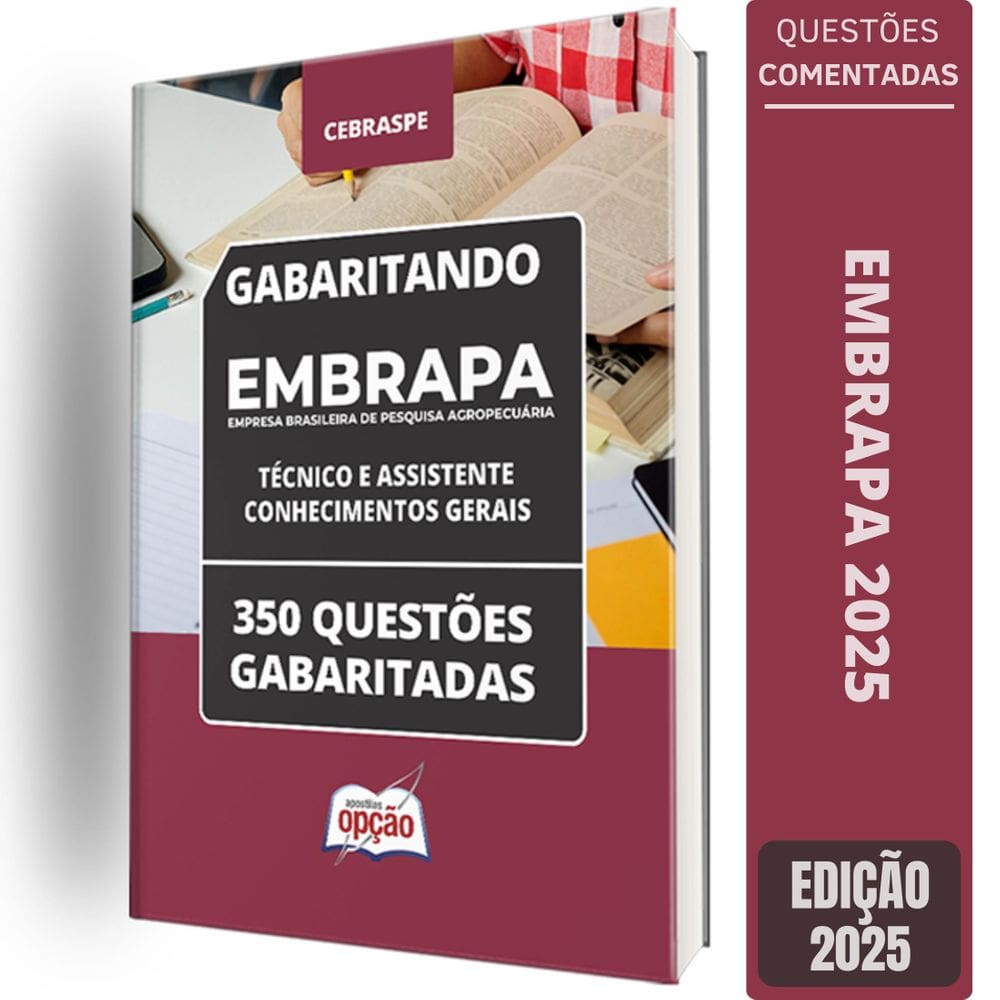 Caderno Embrapa 2025 Técnico E Assistente Conhecimentos