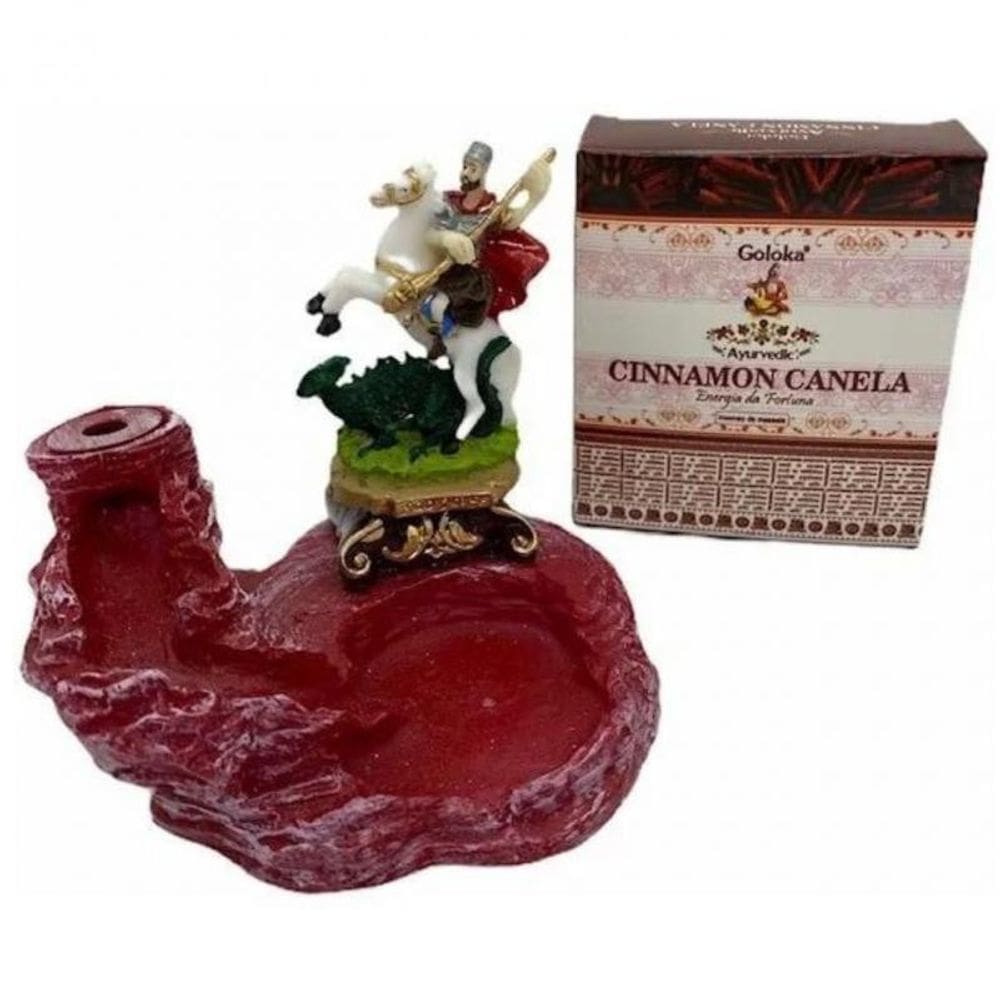 Kit Incensário Cascata Com 10Un De Incensos-Selecione Modelo